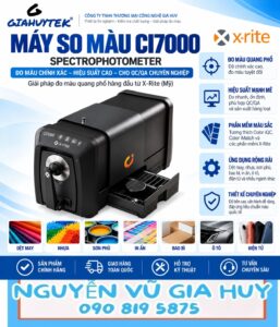 Máy so màu quang phổ để bàn X-Rite Ci7000 – Nguyễn Vũ Gia Huy